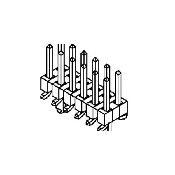 Molex Board Connector, 48 Contact(S), 2 Row(S), Male, Straight, 0.079 Inch Pitch, Surface Mount Terminal, 877594850 - main